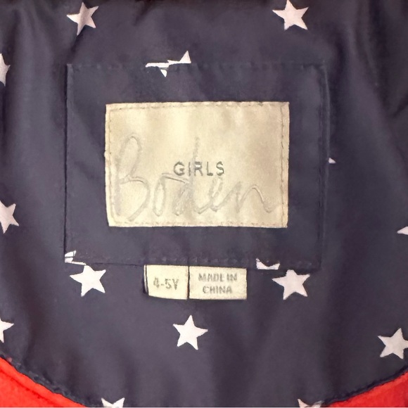 Mini Boden Purple with Stars Waterproof Ski Jacket, Size 4-5 Years, MSRP $110 - Picture 8 of 10